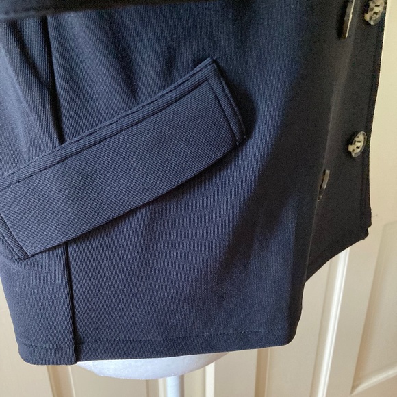 Double Breasted Jacket w Gathered Cuffs Travel Collection NEW NEVER WORN - Picture 4 of 16